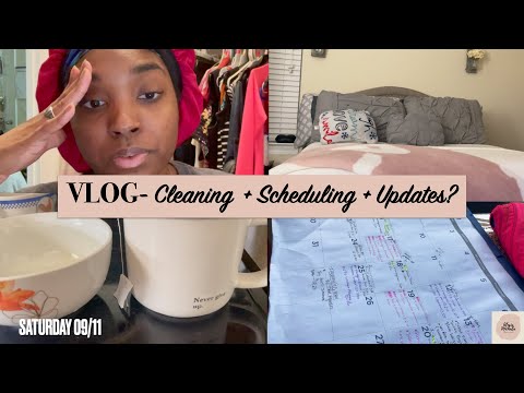 VLOG- CLEANING + LAUNDRY + SCHEDULING + LIFE UPDATES!? | Alexis Michala