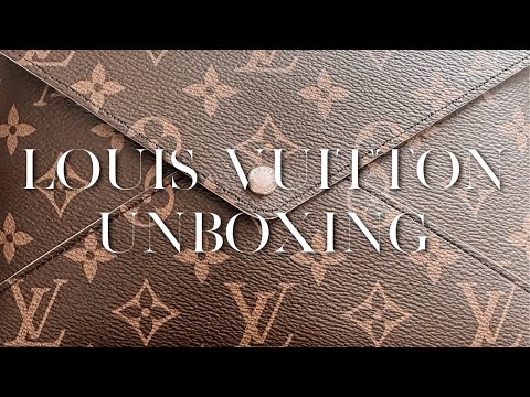 UNBOXING LOUIS VUITTON KIRIGAMI POCHETTE - 3 IN 1 ENVELOPE STYLE POUCH SET  