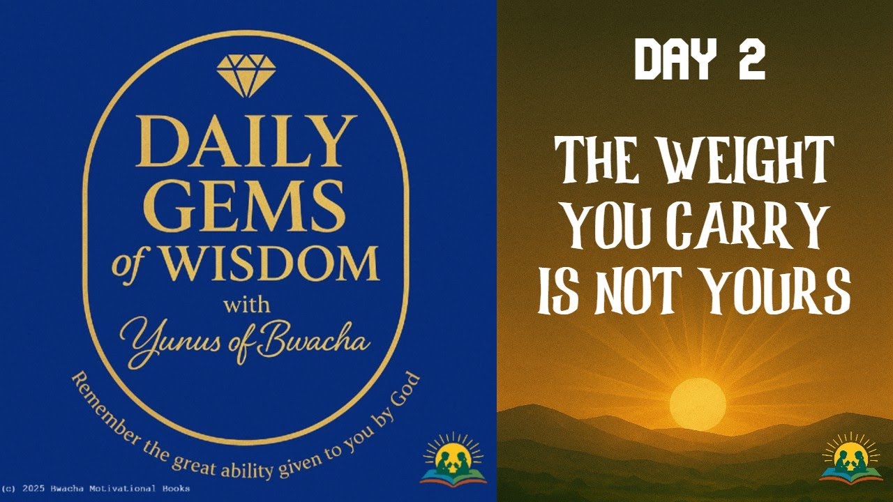 Day 2 The Weight You Carry is Not Yours - YouTube
