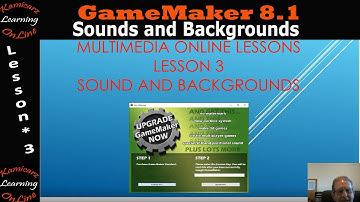 Kamicarz Online Learning Game Maker 8.1 Lesson 3 - Sounds andf Backgrounds