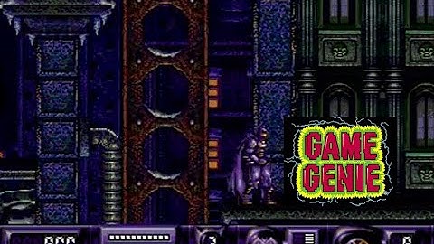 Batman Returns Game Genie (Mega Drive)