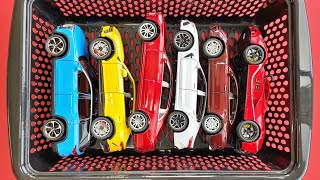 Box Full Of Diecast Cars - Nio, Lamborghini, Mercedes, BMW, Porsche, Ferrari