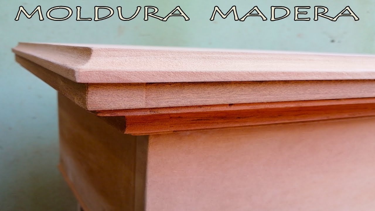 Como Hacer MOLDURA De MADERA Con Diferentes Maderas Carpinteria - Luis  Lovon 