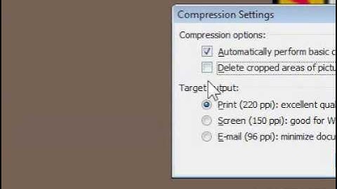 How to compress all pictures in a PowerPoint presentation