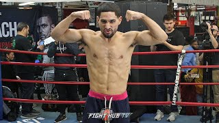 DANNY GARCIA LOOKING RIPPED UP \& FAST IN WORKOUT! SHADOW BOXES IN BOXING WORKOUT FOR IVAN REDKACH
