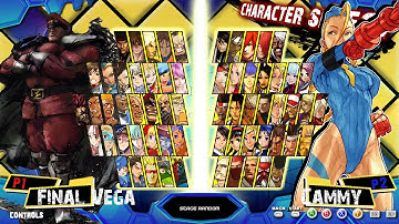 Capcom vs SNK 3 Mugen - Vega VS Cammy - Gameplay