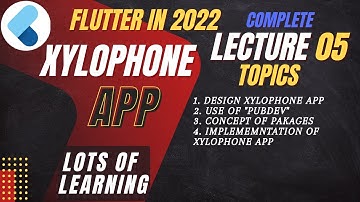 xylophone flutter app | flutter tutorial in hindi 2022