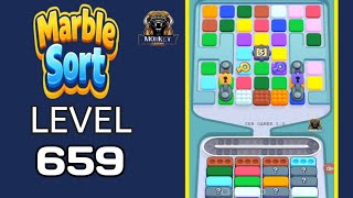 Marble Sort level 659 walkthrough solution
