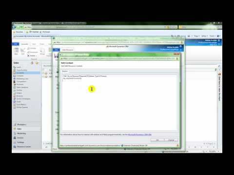 "Microsoft CRM 2011 -- Form JScript". 5.40 mins
