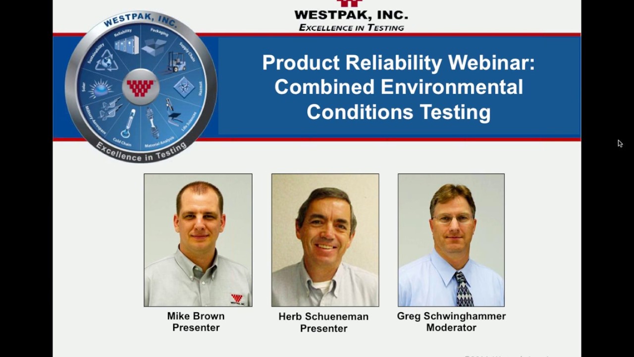 Combined Environmental Conditions Testing