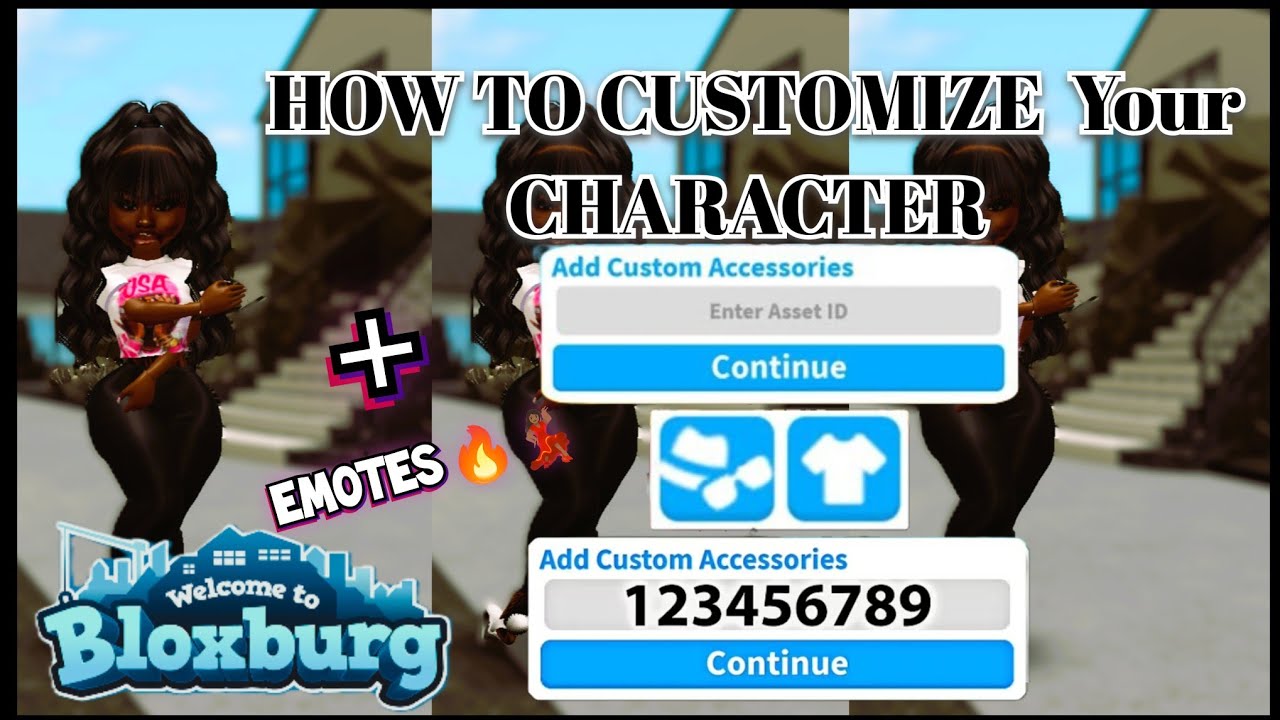 How To Customize your AVATAR in WELCOME TO BLOXBURG 