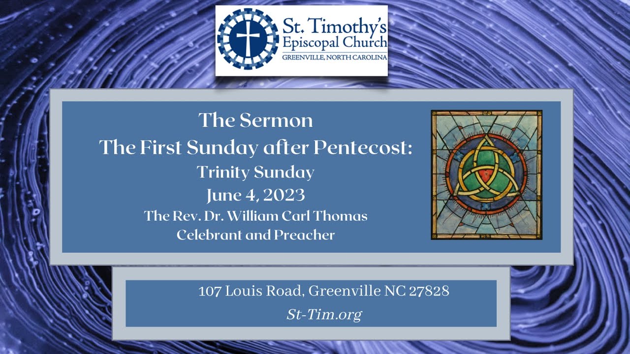 W Thomas – Sermon The First Sunday after Pentecost: Trinity Sunday ...