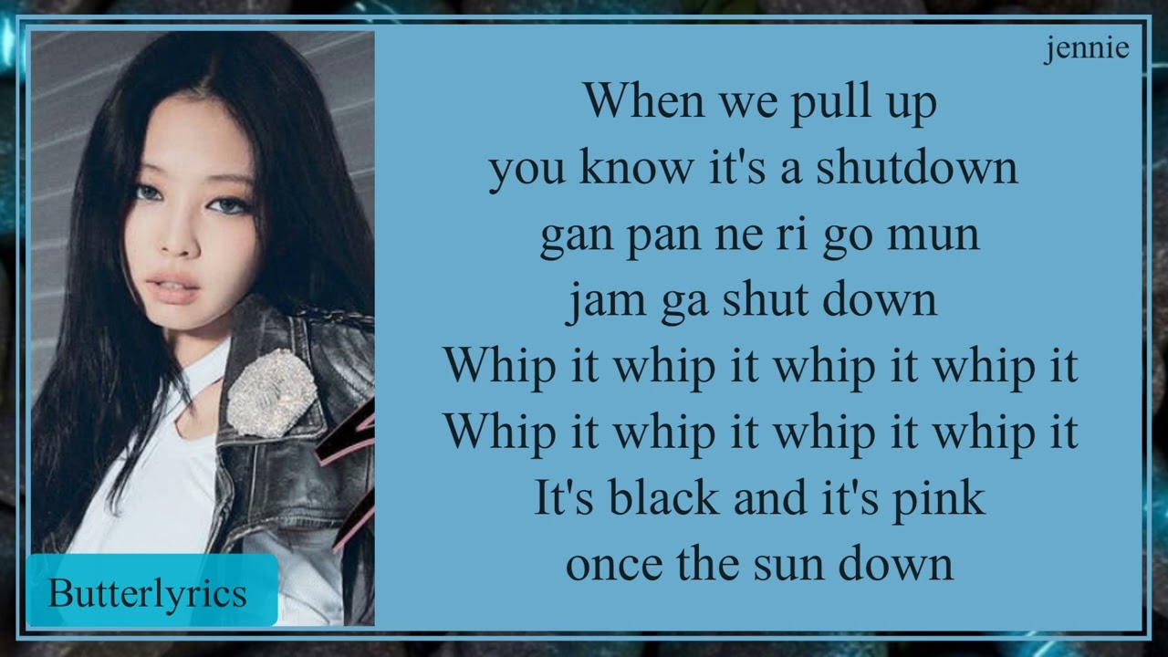 BLACKPINK - Shut Down Easy Lyrics