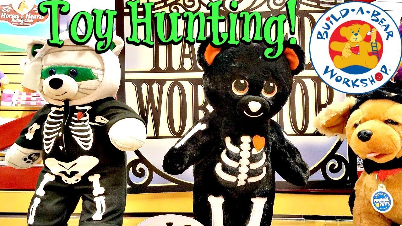 BuildA Bear Workshop Halloween Bears TOY HUNTING 2017  YouTube