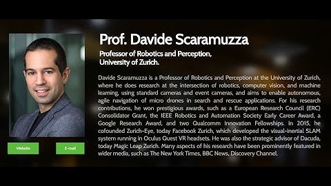 ICRoM 2021, Keynote Speech 2 | Autonomous, Agile Micro Drones: Perception, Learning, and Control