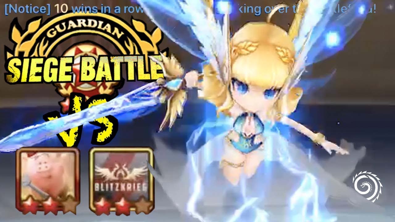 Summoners War - Guardian Siege - Epic 10 win Streak!