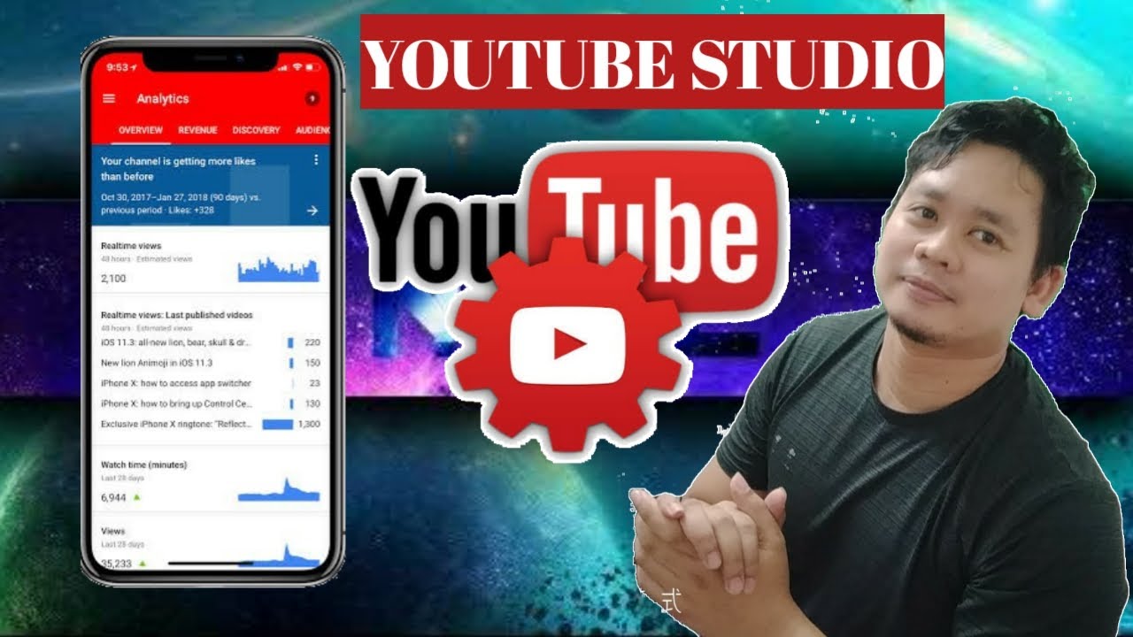 HOW TO USE THE YOUTUBE STUDIO APPS ON ANDRIOD (TAGALOG) - YouTube