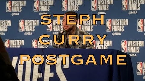 Entire STEPH CURRY interview, on his F-bomb: "I blacked out" from Oracle Arena after 2018 WCF G3