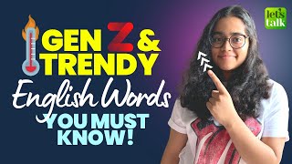 Trendy & GEN Z English Words You Must Know To Stay Updated! #shorts Improve English Vocabulary