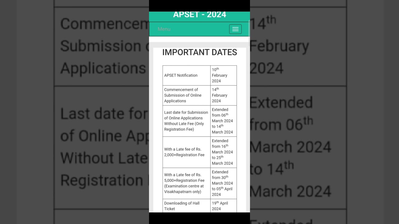 I APSET-2024 I New Update I 🌹🌹II 7-3-2024 II 🌹🌹
