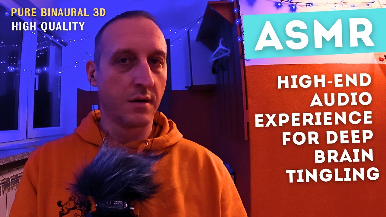ASMR-звуки субчастотного диапазона с мужским шепотом | Глубокий массаж ушей и бинауральное звучан...