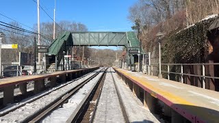 LIRR M3 Front Window Ride Onboard Train 1556 from Penn Station to Huntington 
