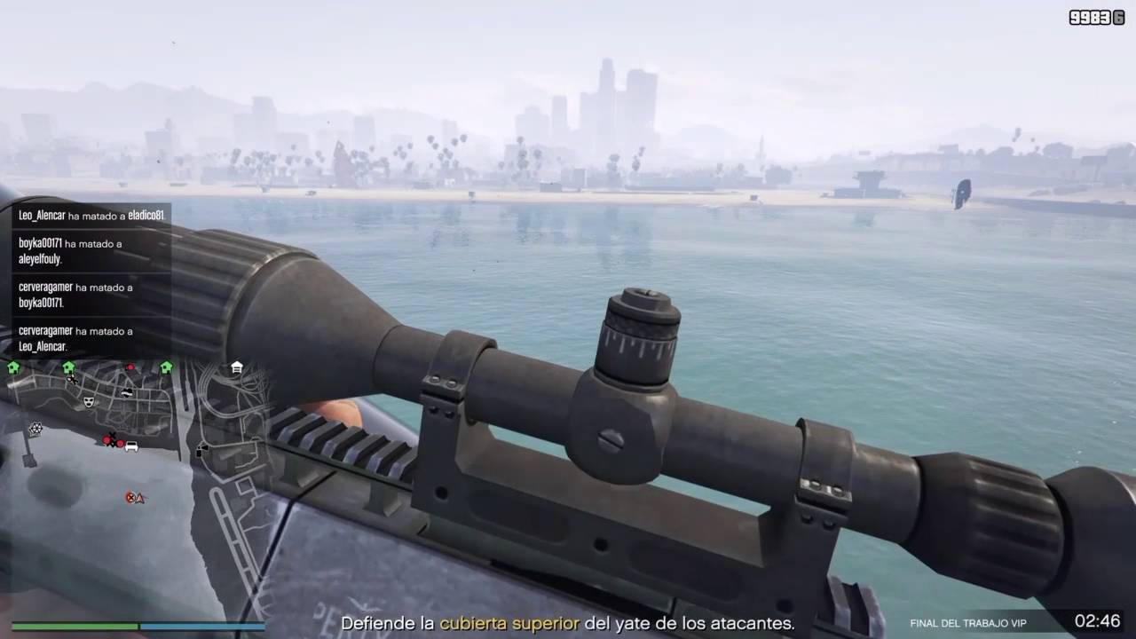 GTAV Online FRANCOTIRADOR EN LA NIEBLA playstation 4 precio