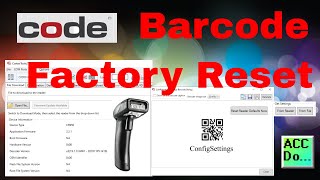 Code Barcode Factory Reset