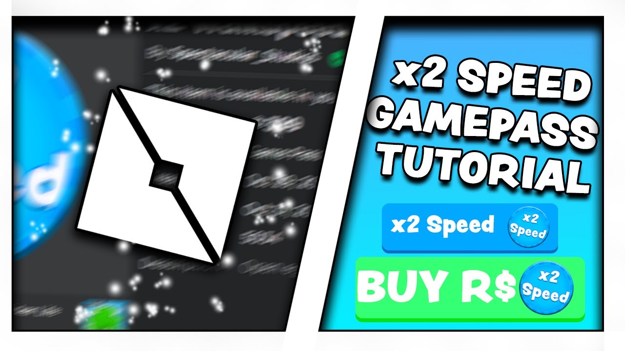 Roblox Studio X2 Speed Gamepass Tutorial 2021 Youtube - roblox speed gamepass image