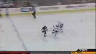 Crosby Gets Hurt - Jan 18 08 - Pens vs Lightning