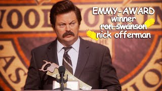 nick offerman deserving an emmy for 10 minutes 27 seconds | Parks and Recreation | Comedy Bites