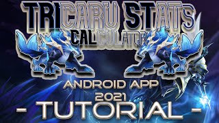 Tricaru Stats Calculator APP Tutorial. Check how much your Icaru needs Def to reach the need DEF! screenshot 1