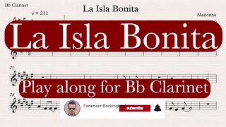 La Isla Bonita - Madonna | Play along for Bb Clarinet