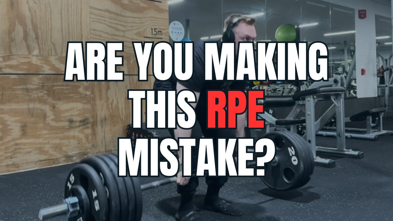 You are using RPE wrong in your strength training - YouTube