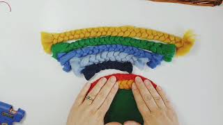 Giant Yarn Braided Rainbow Kit Tutorial