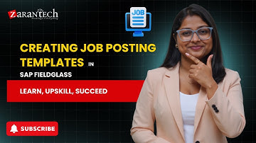 Creating Job Posting Templates in SAP Fieldglass | ZaranTech
