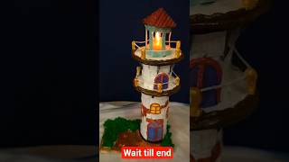 3D Light House @artandcraftbysamima #shorts #trendingshorts #viralshorts #diy #art