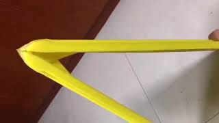 860g Popular Customized Caution Board PP Wet Floor A Frame Yellow Plastic Signs