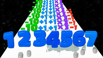 Number Run (vs) Dark Hole - Level Up Number (Freeplay, Max Level) New Update