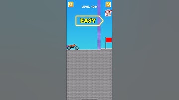 draw bridge puzzle game level 1011 #gaming #drawing #Shorts