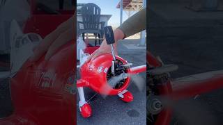 Glow Swapped Eflite Gee Bee R-2 #glow #rc #eflite #radiocontrol #airplane #rcplane #modelaviation