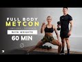 1 hour full body workout with weights   strength  conditioning