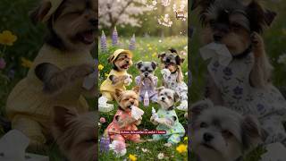 These Yorkies Just Discovered Spring Allergies… and They’re Over It