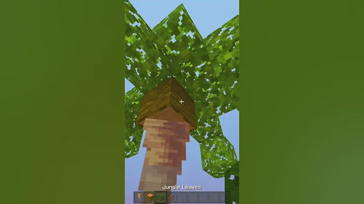Minecraft: Most Realistic Palm tree #shorts #minecraft #minecraftbuild