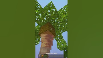 Minecraft: Most Realistic Palm tree #shorts #minecraft #minecraftbuild