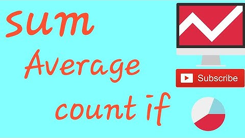 របៀបរកពិន្ទុសរុប មធ្យមភាគ ចំណាត់ថ្នាក់ និង រាប់មធ្យមភាគ(SUM,AVERAGE,RANK,COUNTIFS in excel)