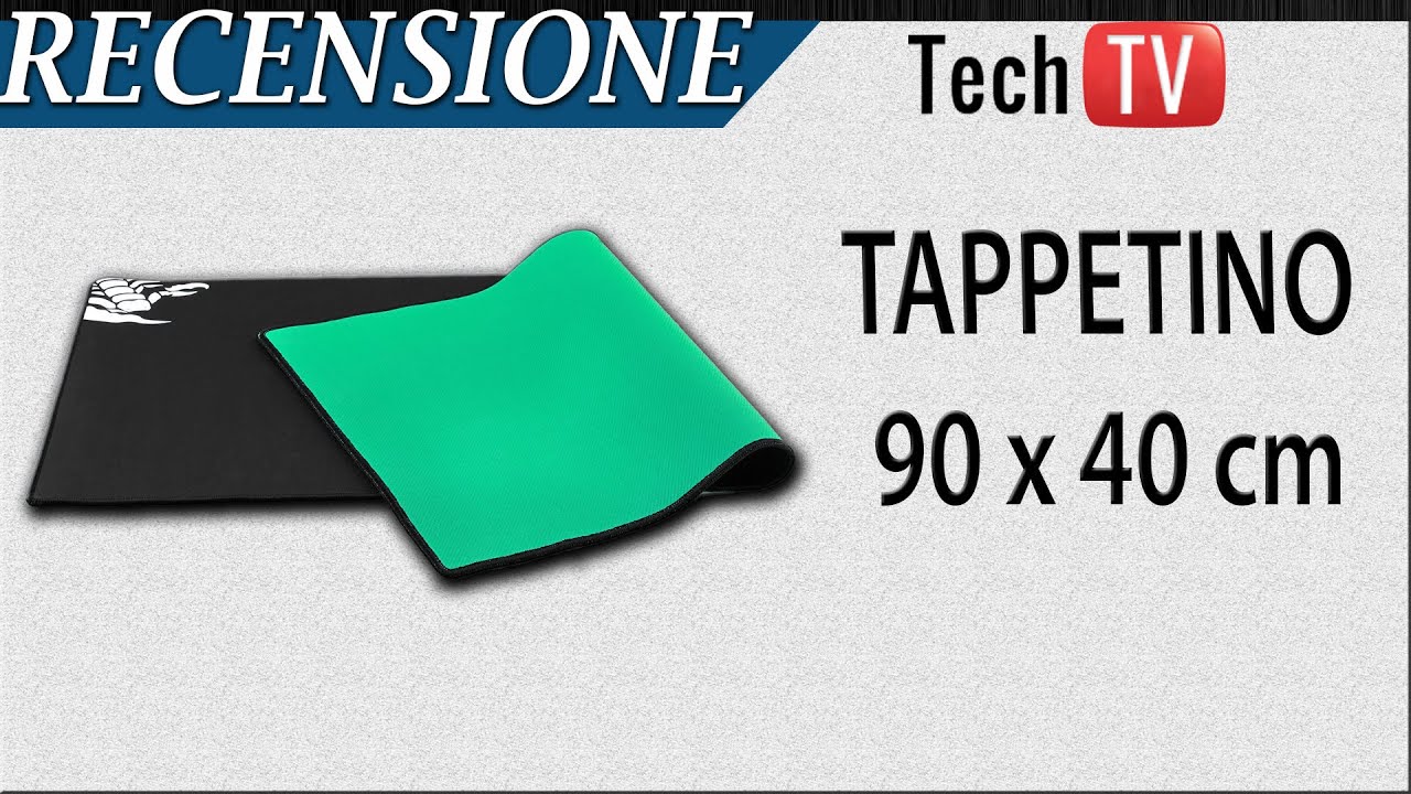 Recensione Tappetino Mouse e Tastiera Aukey da Gaming YouTube