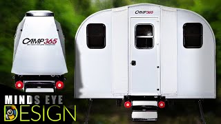 Lightweight Electric Camper is easy to tow, set up, and solar-powered by MINDS EYE DESIGN 48,623 views 1 year ago 9 minutes, 38 seconds