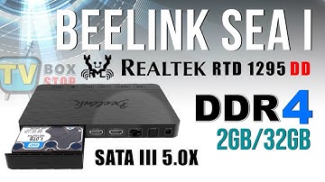 2017 Beelink SEA I Realtek RTD1295 Quad Core DDR4 Android 6.0 4K TV Box