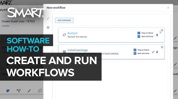 Using SMART Remote Management to create and run workflows on enrolled devices (2022)